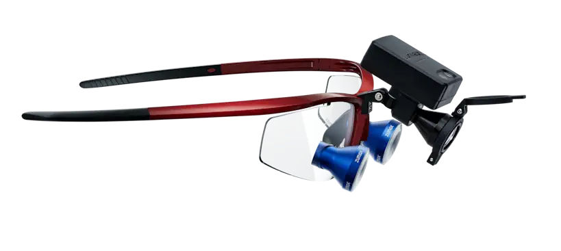 Бинокулярные лупы SLT +налобный осветитель HL8260